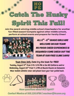 MS cheer clinic